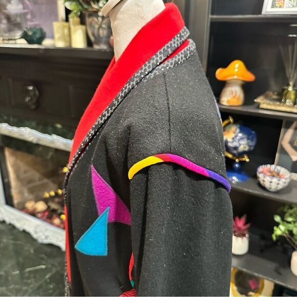 Lynn Murray Vintage Wool Trench Coat • Size Large • Classic 80s/90s - Picture 9 of 16